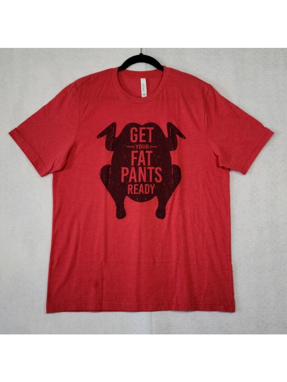 Bella + Canvas Turkey Short Sleeve T-Shirt, Men Size XL, EUC